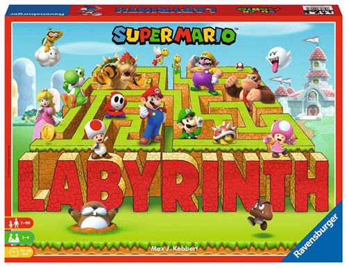 Jeu de société Ravensburger Labyrinthe Super Mario
