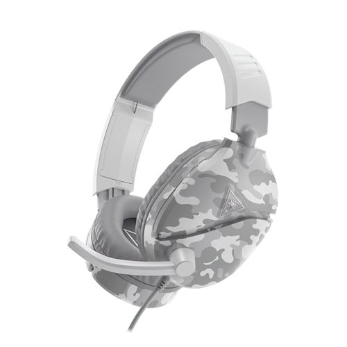 Turtle Beach Gris Recon 70 Arctic Camo Casque Avec Fil Arceau Jouer Blanc - Neuf - Image 3