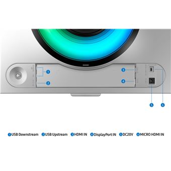 Ecran PC Gaming Samsung Odyssey OLED G93SC 49" Incurvé UWQHD Argent Métal