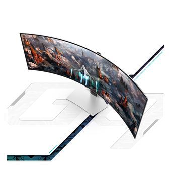 Ecran PC Gaming Samsung Odyssey OLED G93SC 49" Incurvé UWQHD Argent Métal