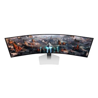 Ecran PC Gaming Samsung Odyssey OLED G93SC 49" Incurvé UWQHD Argent Métal
