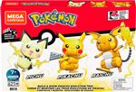 Coffret Mega Evolution 3 figurines Pokémon articulés à construire