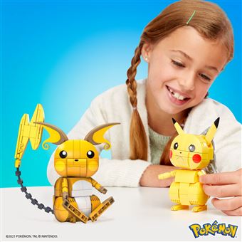 Coffret Mega Evolution 3 figurines Pokémon articulés à construire