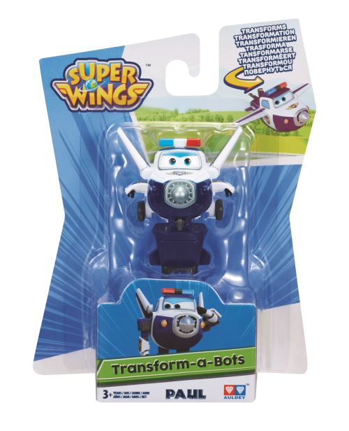Figurine Super Wings Transform a Bot 5 cm Modèle aléatoire