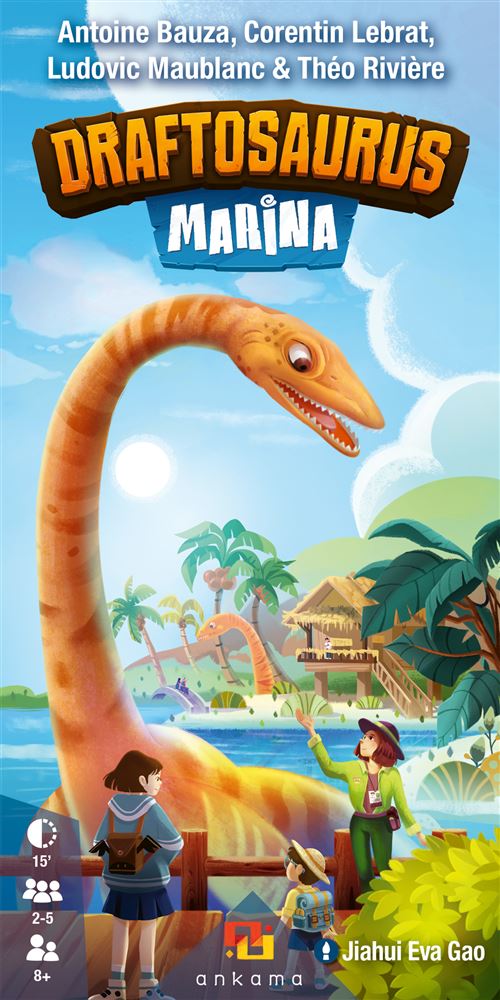 Jeu De Stratégie Ankama 429551 – Draftosaurus Marina, 2 à 5 Joueurs