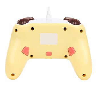 Manette filaire type électrique améliorée pour Nintendo Switch PowerA Edition Pokémon Pikachu