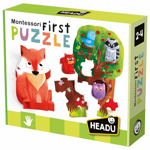 Headu Jeu Découverte Mon Premier Puzzle Montessori La Forêt