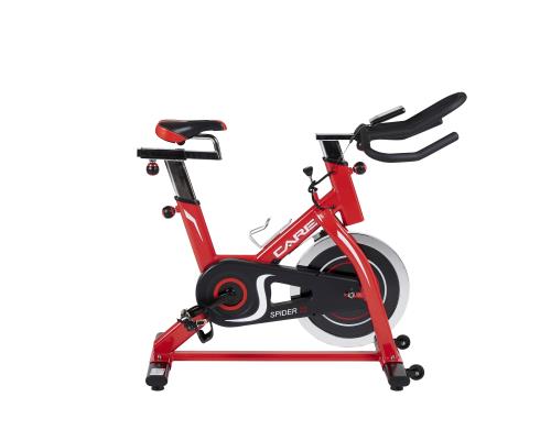 Vélo spinning électronique Care Spider 22 Rouge et Noir Vélo de