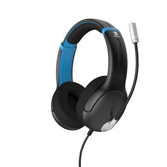 Casque filaire Pdp Airlite pour console Nintendo Switch Nintendo Switch Lite et Nintendo Switch modèle OLED Noir Bleu
