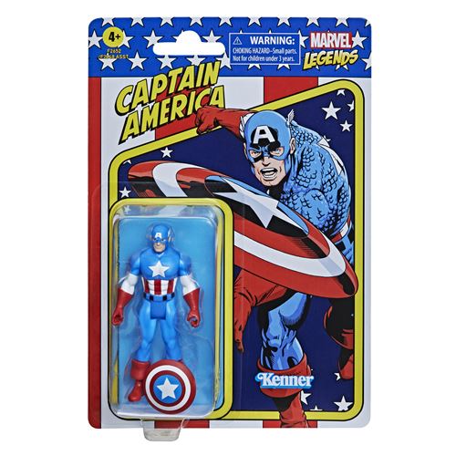 Figurine Marvel Legends Rétro 3,75 pouces Captain America