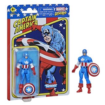 Figurine Marvel Legends Rétro 3,75 pouces Captain America