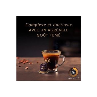 Café capsules compatibles Nespresso intensité 5 L'Or x10 sur