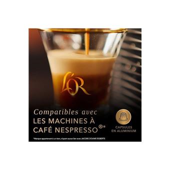 Café Capsules L'Or Espresso Supremo X10 intensité 11 compatible Nespresso®