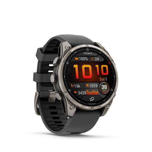 Montre connectée Garmin Fenix 8 Pro 47 mm Noir