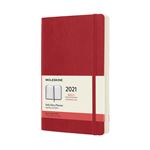 Agenda 2021 journalier Moleskine Souple grand format Rouge