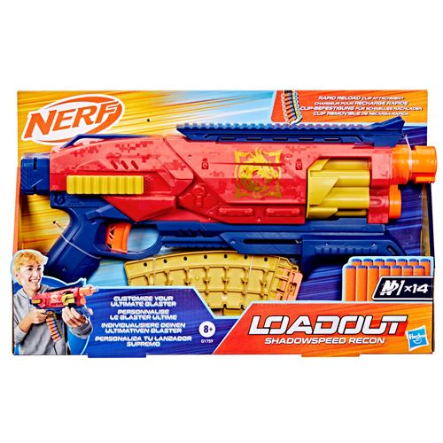 Jeu de plein air Nerf Load Out Shadowspeed Recon Blaster
