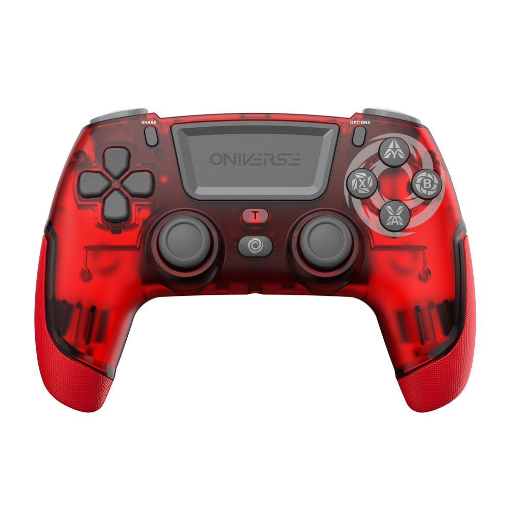 Manette sans fil Oniverse Revolt V2 Rouge pour PS4™ PS3™ PC Android™ et iOS™