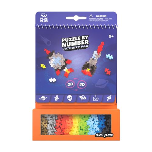Plus Plus Multicolore Jeu De Construction Bloc D'activité Espace 125 Pièces