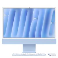 Apple iMac 24" écran retina 4,5K 512Go 16 Go RAM Puce M4 CPU 10 cœurs GPU 10 cœurs Bleu