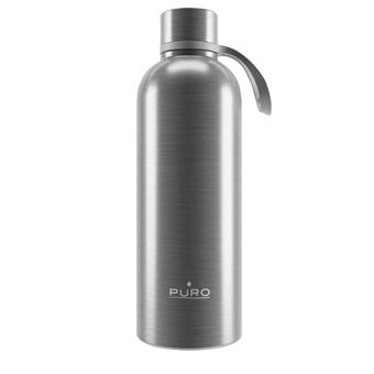 Gourde isotherme Puro 750 ml Gris Métal - 1