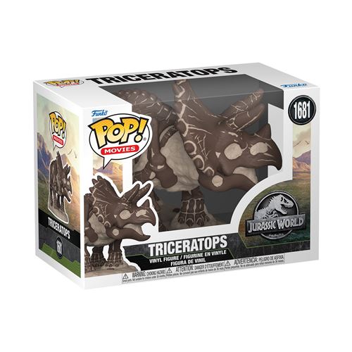 Funko Pop Movies Jurassic Park Fossil Triceratops - vue 2
