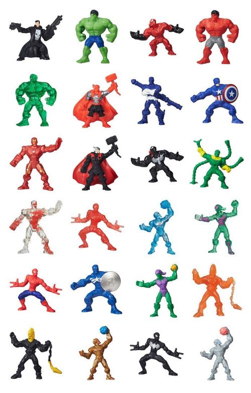 Mini-figurine Marvel 500 Micro Figures Avengers Modèle aléatoire