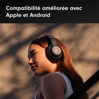 Beats Studio Pro - Écouteurs avec micro - circum-aural - Bluetooth - sans fil, filaire - Suppresseur de bruit actif - jack 3,5mm, USB-C - Marron foncé