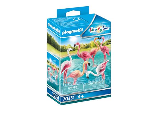 Playmobil Family Fun 70351 Groupe De Flamants Roses