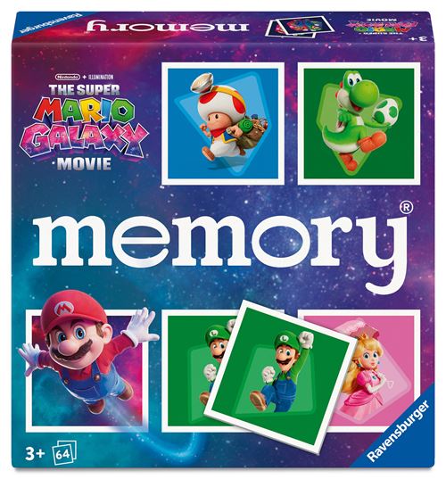 Jeu educatif memory Super Mario Galaxy Movie Ravensburger