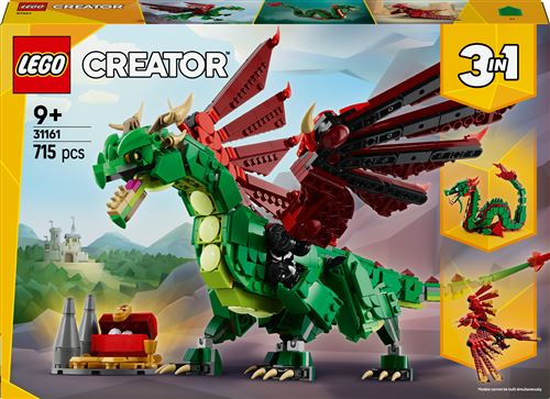 LEGO Creator 3-en-1 Le Dragon Médiéval 31161 - vue 9