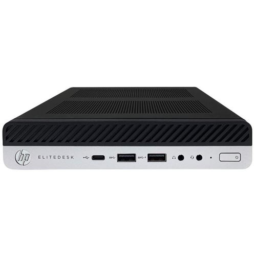 PC HP EliteDesk 800 G5 Mini Intel® Core™ i5 8 Go RAM 256 Go SSD Noir et argent Reconditionné