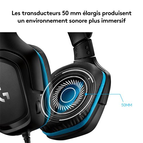 logitech casque gaming g432