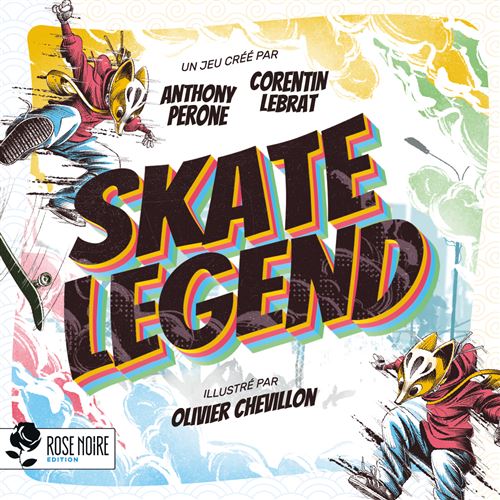 Boite de Jeu d’ambiance Rose Noir Edition Skate Legend