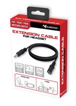 Câble d’extension Subsonic Noir pour Casque vers Nintendo Switch 2 m