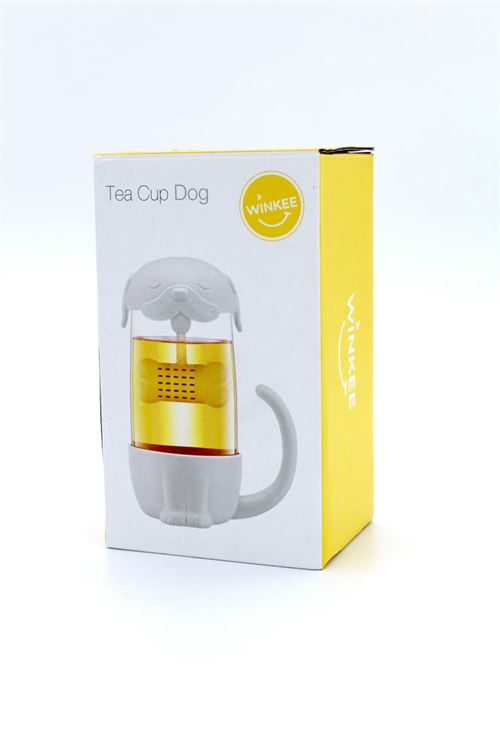 Tasse à thé Winkee chien avec infuseur intégré