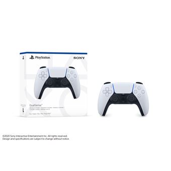 Manette sans fil Sony DualSense pour PS5 Blanc