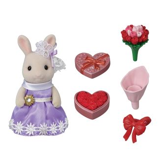 Figurine Sylvanian Families La grande sœur lapin crème