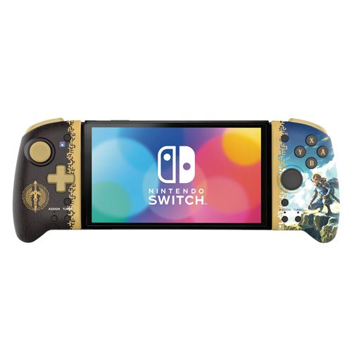 Manette Hori Split Pad Pro Zelda: Tears of the Kingdom pour Nintendo Switch Noir et Vert