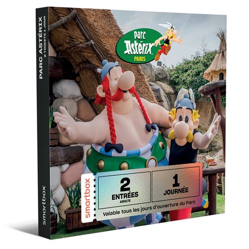 Coffret cadeau SmartBox Parc Astérix 2 tickets