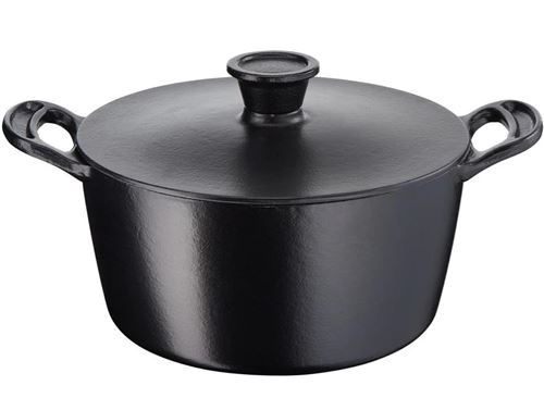 Faitout Tefal Jamie Oliver Premium E2124655 Fonte D'Acier Et Couvercle 24 Cm