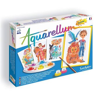 Kit créatif Aquarellum Junior L'enfant et la bête SentoSphère - Peinture  enfant