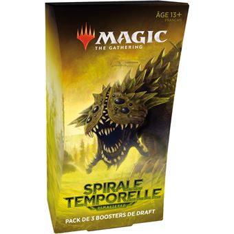 Jeu de cartes Magic Draft Booster 3P Spirale Temporelle Modèle aléatoire