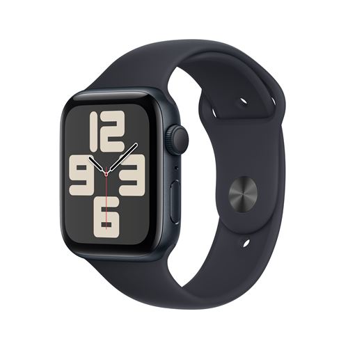 Apple Watch SE GPS Boîtier en Aluminium Minuit de 44 mm avec Bracelet Sport Minuit S/M