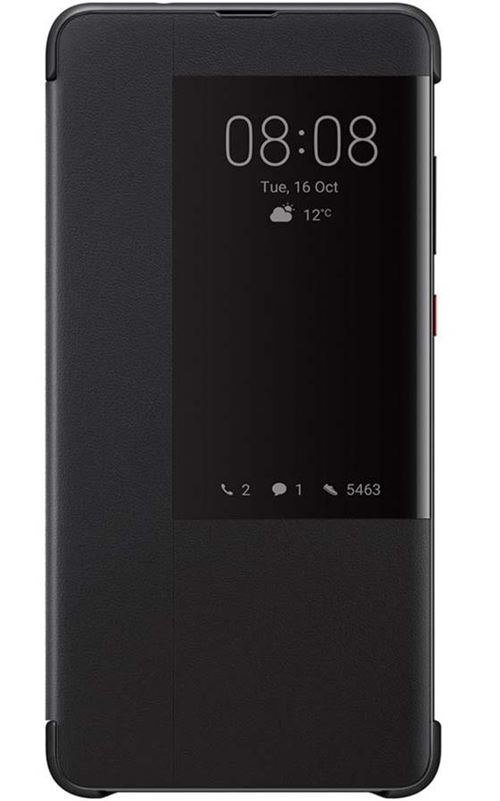 Coque Smartphone Huawei Etui View Flip Noir Mate 20