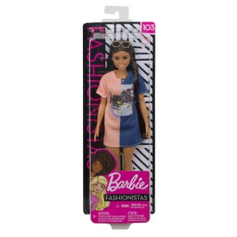 Poupée Barbie Fashionistas Robe bicolore