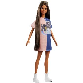 Poupée Barbie Fashionistas Robe bicolore