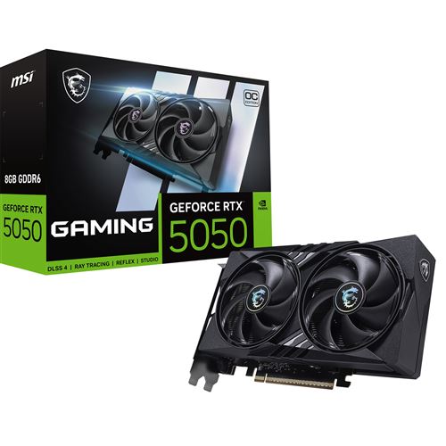 Carte graphique MSI Nvidia GeForce RTX 5050 8G Gaming OC