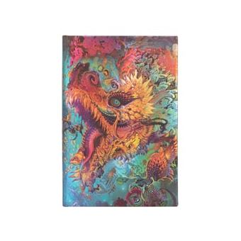Carnet à couverture rigide Paperplanks mini ligné Dragon bourdonnant