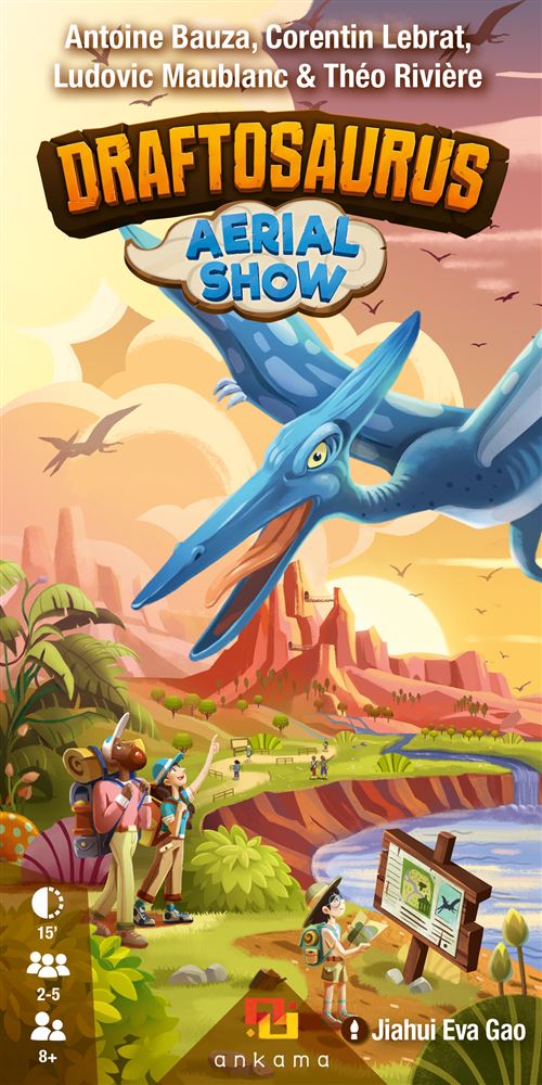 Jeu De Stratégie Ankama 429568 – Draftosaurus Aerial Show, 2 à 5 Joueurs