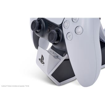 Sony Station de chargement DualSense PS5, Chargeur de Manette PlayStation 5  Officielle, Couleur : Bicolore (blanc et noir) a Tun